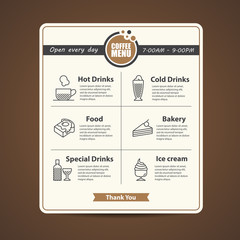 cafe menu design