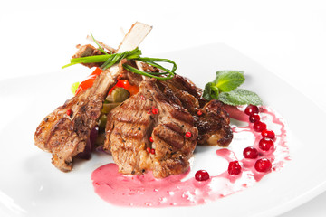 lamb with vegetables