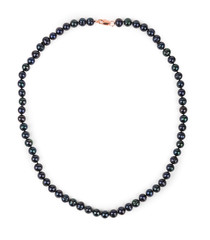 Black pearl necklace