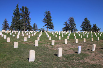Custer National Cemetery at Little Bighorn Battlefield National