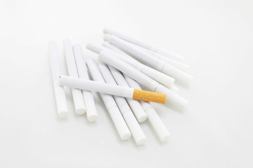 Cigarette isolated on a white background