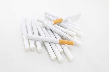 Cigarette isolated on a white background