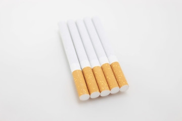 Cigarette isolated on a white background