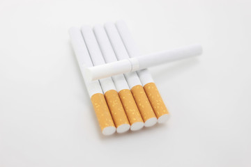 Cigarette isolated on a white background