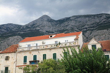 Obraz premium Buildings in Makarska