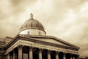 Obraz premium London gallery sepia