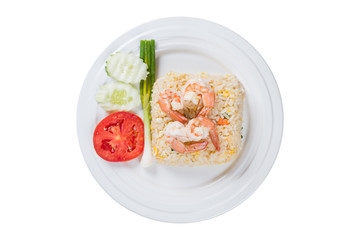 Fried rice with shrimp