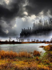 Naklejka premium Fantastic worlds