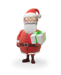 Stylized Santa Claus character