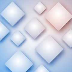 Fototapeta premium Vector Design eps10 Overlapping Squares Concept Illustration