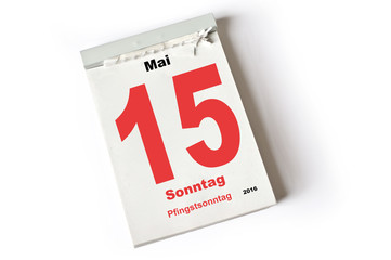 15. Mai 2016 Pfingstsonntag