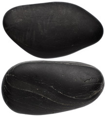 Black stones