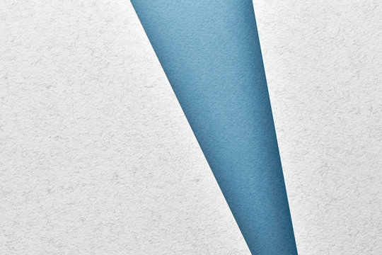 Blue torn papre