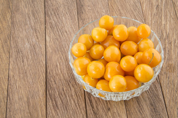 Uchuva deliciosa fruta - Physalis peruviana
