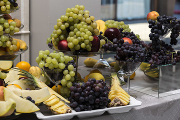 Wedding varied fruits arrangement