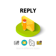 Reply icon in different style