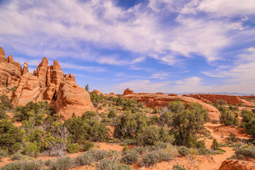 malerische Wüstenstimmung im Arches National Park