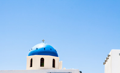 Obraz premium Oia church, Santorini island, Cyclades, Greece