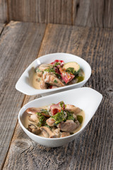 Bowlfood als Vorspeise