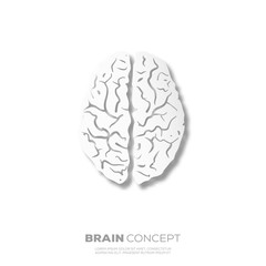 Human brain concept art illustration. Template for hospitals, schools or your art works.