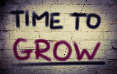 Time To Grow Concept