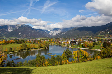 Fototapeta premium Ritzensee, Saalfelden, Alpen