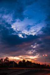 Fototapeta premium Niebo przed wschodem słońca