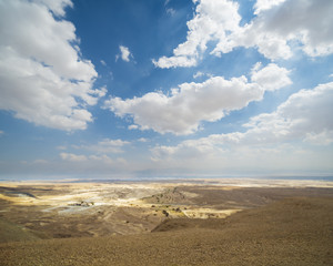 Sand Hills of Samaria, Israel. Sunset