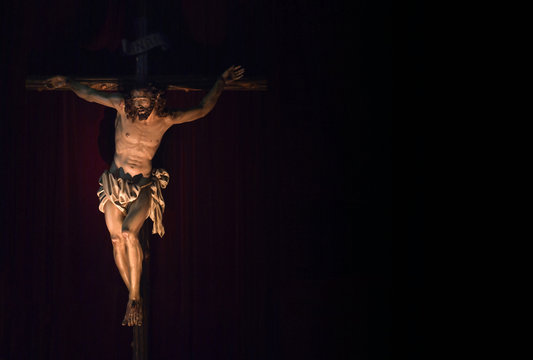 Jesus christ crucified. Crucifix. Christian symbol .Holy week