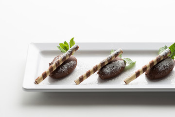 Mousse au Chocolat Röllchen