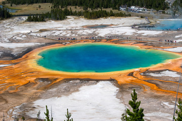 Grand Prismatic Spring, Parc National de Yellowstone, Wyoming