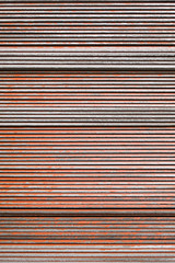 Obraz premium Stacked of cement roofing tiles.