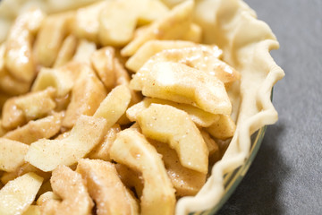 Apple Pie ready for baking
