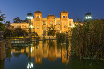 Fototapeta na wymiar Seville - The Museum of Popular Arts and traditions 