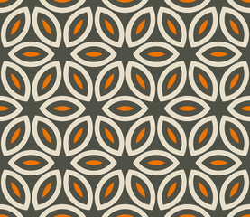 Seamless texture with geometric ornament.