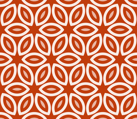 Seamless texture with geometric ornament.