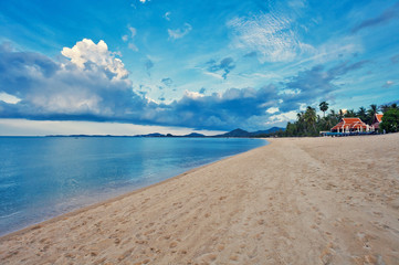 Obraz premium Evening at the beach