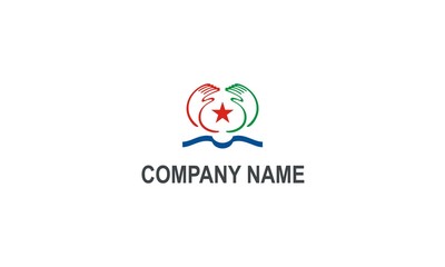  hands help star company logo