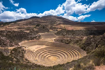 Fototapeten Moray, an archaeological site near Cusco, Peru © javarman