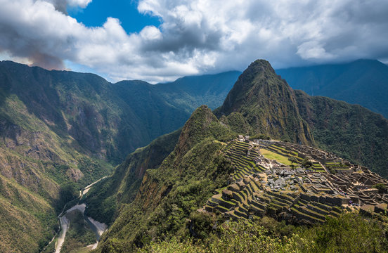 Machu Picchu, UNESCO World Heritage Site. One of the New Seven W