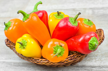 capsicum basket closeup