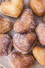 heart shaped donuts