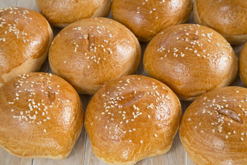 Pan redondo relleno de dulce