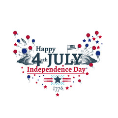 Fourth of July Independence illustration