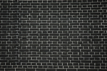 black brick wall
