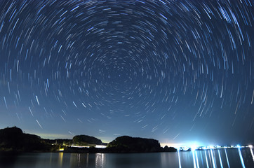 沖縄　うるま市　宮城島の星空