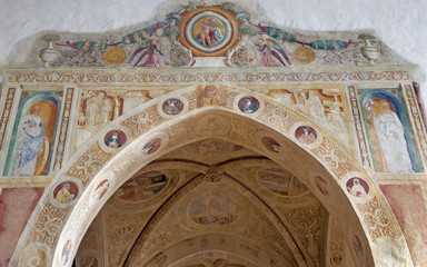 Verona - Fresco in San Bernardino church