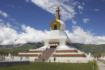 Fototapeta na wymiar Tibetan Buddhist Religious Site