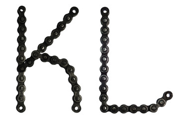 chain of font, K and L