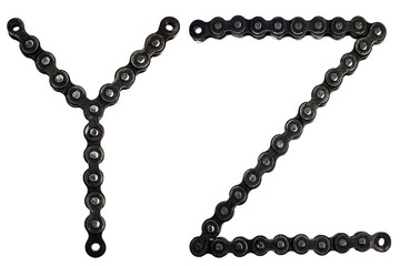 chain of font, Z and Y